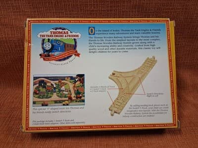 Thomas The Tank Engine & Friends Wooden Railway Switch T-Track in box 1996 - Thumbnail 8