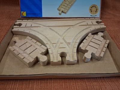 Thomas The Tank Engine & Friends Wooden Railway Switch T-Track in box 1996 - Thumbnail 6