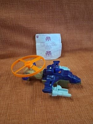 2002 McDonalds Happy Meal Transformers Armada Cyclonus Toy Broken Blade