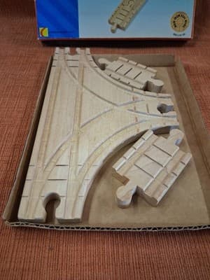 Thomas The Tank Engine & Friends Wooden Railway Switch T-Track in box 1996 - Thumbnail 7