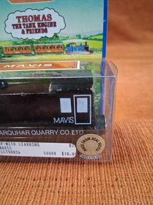Thomas & Friends Wooden Railway - Mavis BROWN Label 1997 - Thumbnail 3