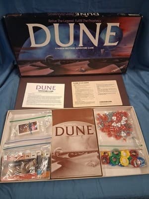 PARKER BROTHERS DUNE VINTAGE 1984 Board Game COMPLETE VG Condition - Thumbnail 3