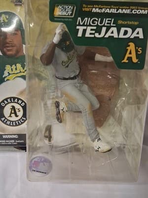 McFarlane Miguel Tejada Oakland A’s Series 5 Gray Uniform Variant - Thumbnail 2