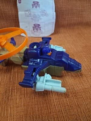 2002 McDonalds Happy Meal Transformers Armada Cyclonus Toy Broken Blade - Thumbnail 2