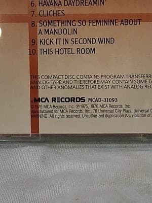Jimmy Buffett Havana Daydreamin’ US CD Early MCA Records Issue - Thumbnail 3