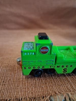 Thomas and Friends Take-Along Sodor Timber Company Wagon Diecast Metal 2003 - Thumbnail 5