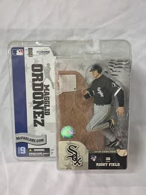McFarlane MLB Series 9 Magglio Ordonez Chicago Chase Black Jersey Action Figure