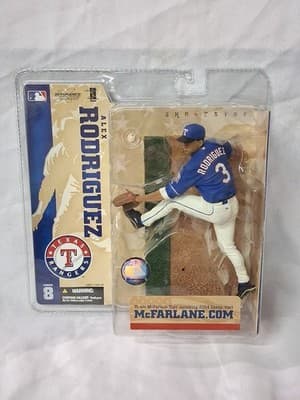 McFarlane SportsPicks MLB Series 8 Alex Rodriguez Texas Rangers Figure NIB 2003