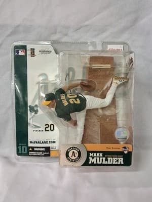 McFarlane MLB Series 10 MARK MULDER Oakland A's Athletics Action Figure 2004 NEW