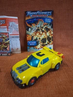 Hasbro Transformers Armada HOT SHOT + Minicon JOLT 2003 Action Figure Incomplete - Thumbnail 2