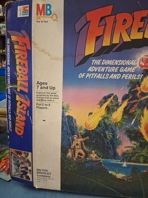Vintage Fireball Island Milton Bradley 100% Complete 100% Original - 1986 Nice! - Thumbnail 4