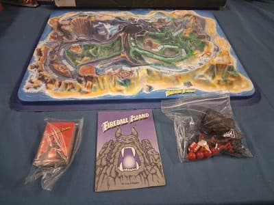 Vintage Fireball Island Milton Bradley 100% Complete 100% Original - 1986 Nice! - Thumbnail 5