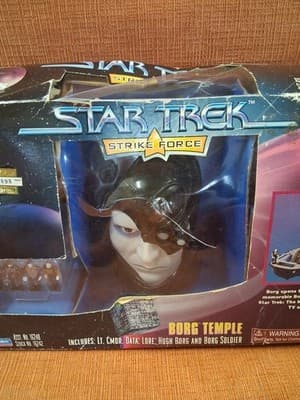 Star Trek the Next Generation Strike Force Borg Temple Playmates NIB 1997 - Thumbnail 3