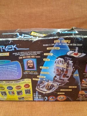 Star Trek the Next Generation Strike Force Borg Temple Playmates NIB 1997 - Thumbnail 10