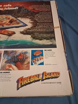 Vintage Fireball Island Milton Bradley 100% Complete 100% Original - 1986 Nice! - Thumbnail 12