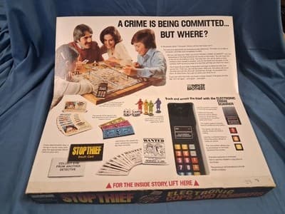 1979 STOP THIEF Electronic Cops & Robbers Board Game COMPLETE - New Battery - Thumbnail 2