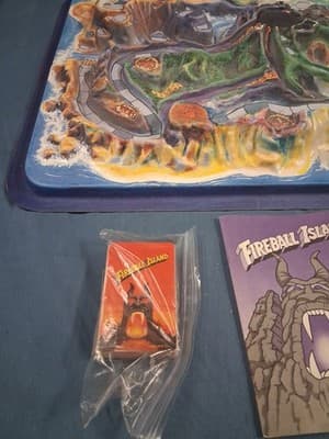 Vintage Fireball Island Milton Bradley 100% Complete 100% Original - 1986 Nice! - Thumbnail 6