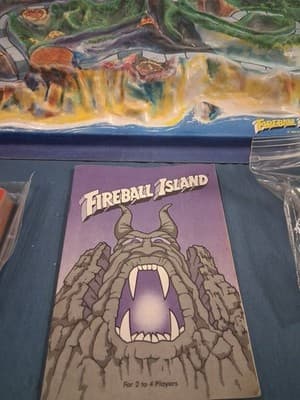 Vintage Fireball Island Milton Bradley 100% Complete 100% Original - 1986 Nice! - Thumbnail 7