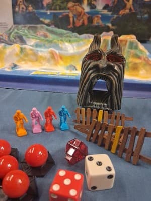 Vintage Fireball Island Milton Bradley 100% Complete 100% Original - 1986 Nice! - Thumbnail 10