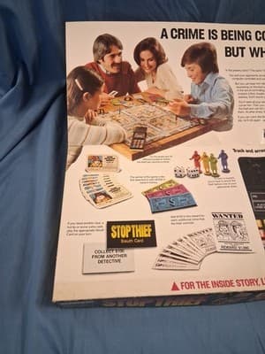 1979 STOP THIEF Electronic Cops & Robbers Board Game COMPLETE - New Battery - Thumbnail 3