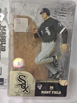 McFarlane MLB Series 9 Magglio Ordonez Chicago Chase Black Jersey Action Figure - Thumbnail 2