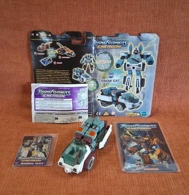 Transformers Snow Cat Energon Combat Class With Missiles And Manual Ect