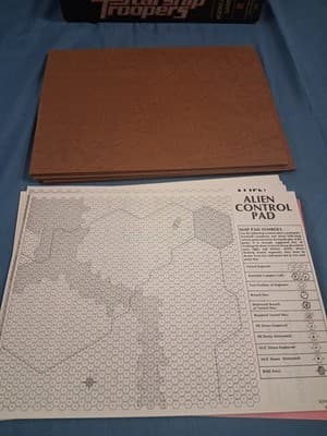 Vtg 1976 Avalon Hill Starship Troopers Bookcase BoardGame SciFi Wargame Heinlein - Thumbnail 6