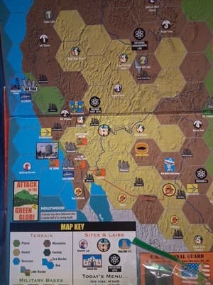 Avalon Hill Boardgame Monsters Ravage America Box Fair/EX - Thumbnail 7