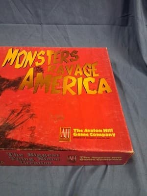 Avalon Hill Boardgame Monsters Ravage America Box Fair/EX - Thumbnail 3