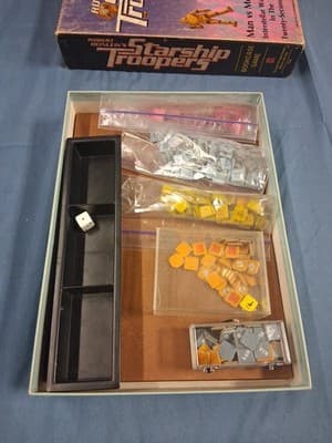 Vtg 1976 Avalon Hill Starship Troopers Bookcase BoardGame SciFi Wargame Heinlein - Thumbnail 4