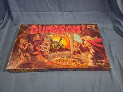 1980 TSR Hobbies Inc. DUNGEON! Fantasy Board Game. Vintage With Instructions