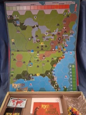 Avalon Hill Boardgame Monsters Ravage America Box Fair/EX - Thumbnail 14