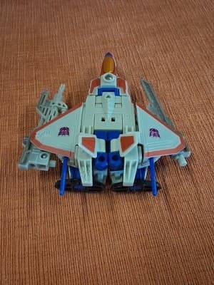 Transformers Energon Starscream Deluxe Class Hasbro 2004 Powerlinx Battle Figure - Thumbnail 8
