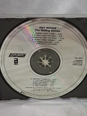 Vintage Music CD ~ The Rolling Stones Hot Rocks 1964-1971 Double Set ~ Used - Thumbnail 3