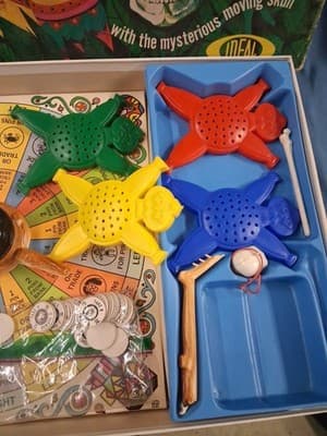 Vintage Mystic Skull the Game of Voodoo Board Game 1964 Ideal See Photos - Thumbnail 4