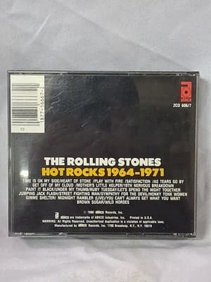 Vintage Music CD ~ The Rolling Stones Hot Rocks 1964-1971 Double Set ~ Used - Thumbnail 2