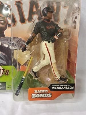 Barry Bonds SF Giants Action Figure McFarlane Sportspicks 2002 MLB Baseball #2 - Thumbnail 2