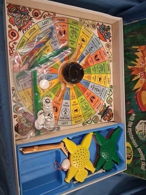 Vintage Mystic Skull the Game of Voodoo Board Game 1964 Ideal See Photos - Thumbnail 2