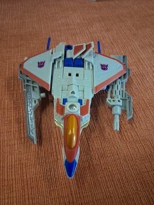 Transformers Energon Starscream Deluxe Class Hasbro 2004 Powerlinx Battle Figure - Thumbnail 5