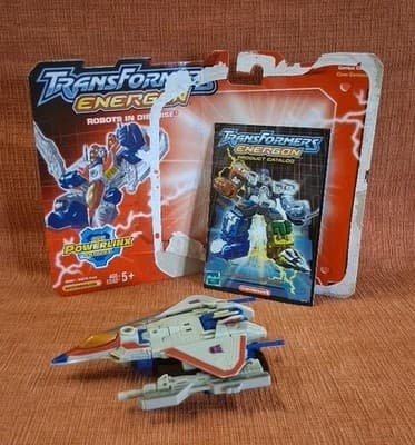 Transformers Energon Starscream Deluxe Class Hasbro 2004 Powerlinx Battle Figure