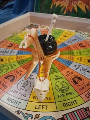 Vintage Mystic Skull the Game of Voodoo Board Game 1964 Ideal See Photos - Thumbnail 9