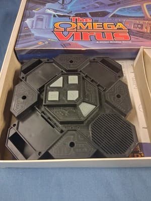 Vintage Milton Bradley The Omega Virus Board Talking Game 100% Complete w/ Card - Thumbnail 6