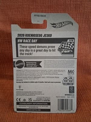 2024 Hot Wheels Pagani Zonda R Race Day #3 Yellow Car 1/64 Toy Vehicle NEW - Thumbnail 2