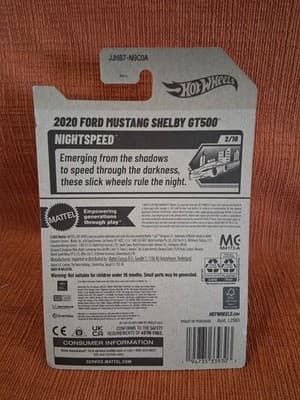 Hot Wheels Ford Mustang Shelby GT500 Nightspeed Gray 2020 1:64 Diecast Unopened… - Thumbnail 2