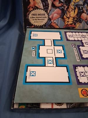 X-Men Under Siege Abridged Edition Board Game 1998 Pressman 18 Figures Complete - Thumbnail 5