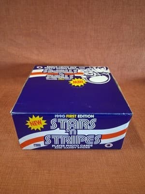 1990 Stars' n Stripes NFL 1st Edition - 24 Sealed Boxes - Jerry Rice - Moon ++ - Thumbnail 9