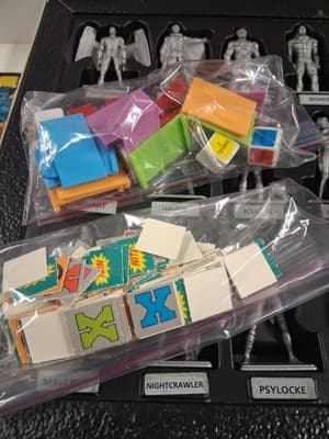 X-Men Under Siege Abridged Edition Board Game 1998 Pressman 18 Figures Complete - Thumbnail 12