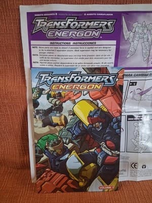 Transformers Energon Terrorcon Divebomb Figure Complete With Weapons & Manual - Thumbnail 2