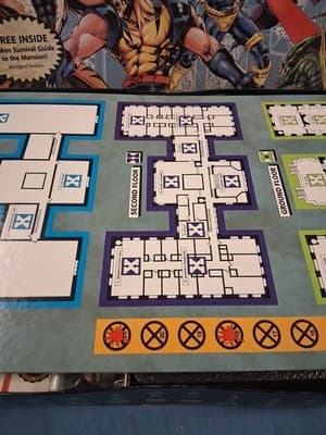 X-Men Under Siege Abridged Edition Board Game 1998 Pressman 18 Figures Complete - Thumbnail 4