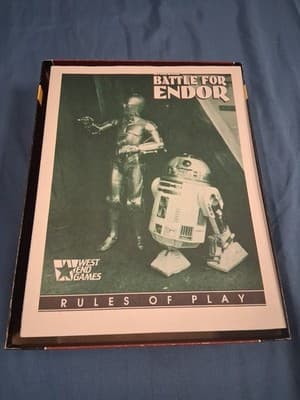 1989 - STAR WARS BATTLE FOR ENDOR SOLITAIRE, 40206 West End Games - Complete - Thumbnail 4